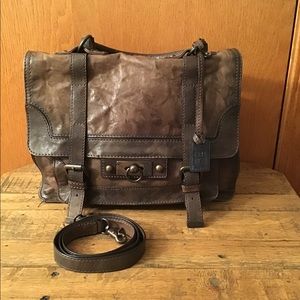 FRYE🌹SMALL CAMERON🌹BROWN LEATHER🌹ALMOST PERFECT